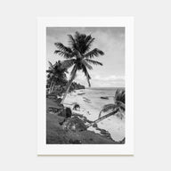American Samoa Photo B&W Poster