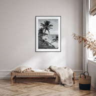 American Samoa Photo B&W Poster