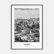 Amman Portrait B&W Poster