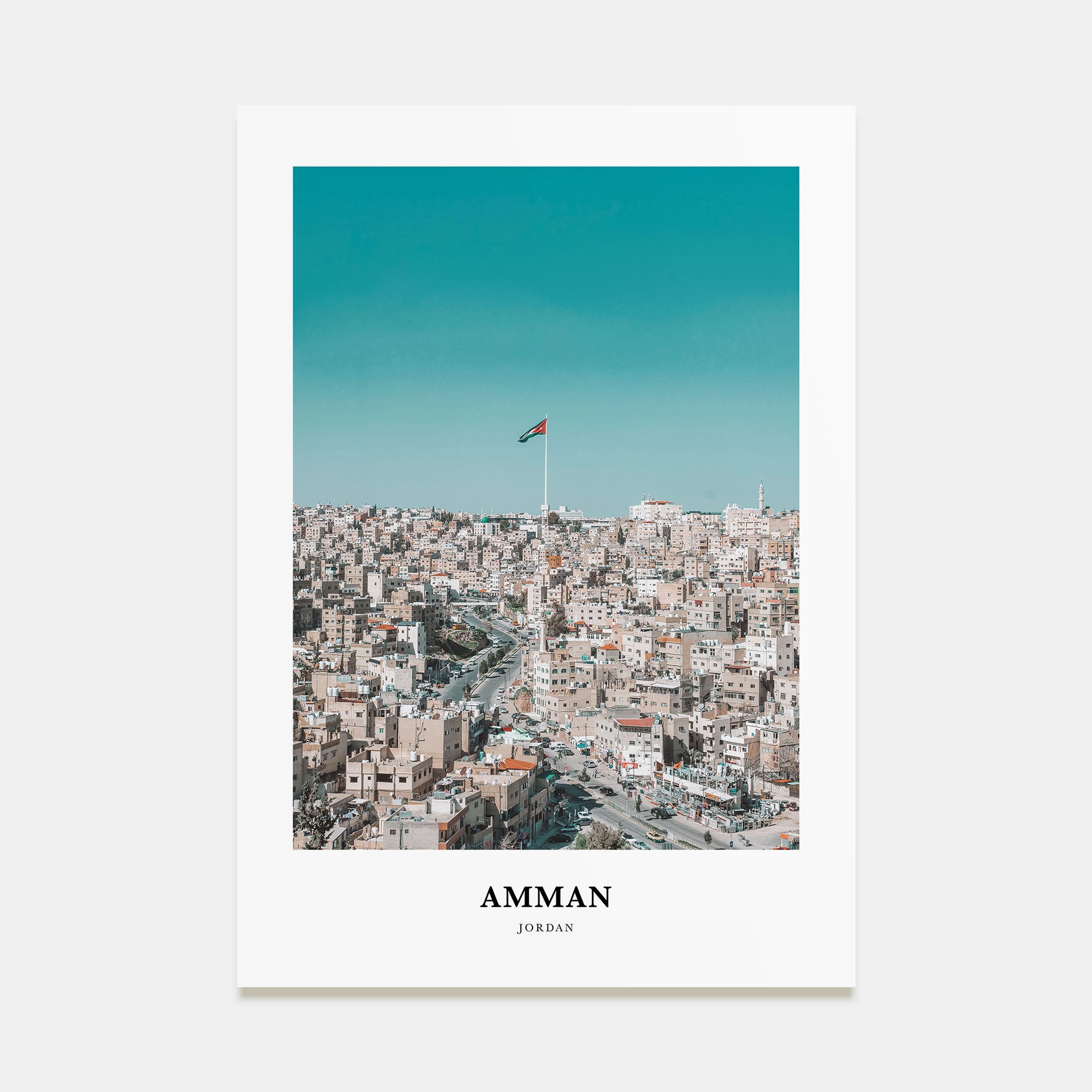 Amman Portrait Color Poster