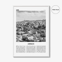 Amman Print Black and White, Amman Wall Art, Amman Poster, Amman Photo, Amman Wall Decor, City Art Print, Jordan Poster Print, Middle East