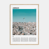Amman Travel Color Poster