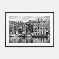 Amsterdam Landscape B&W No 2 Poster