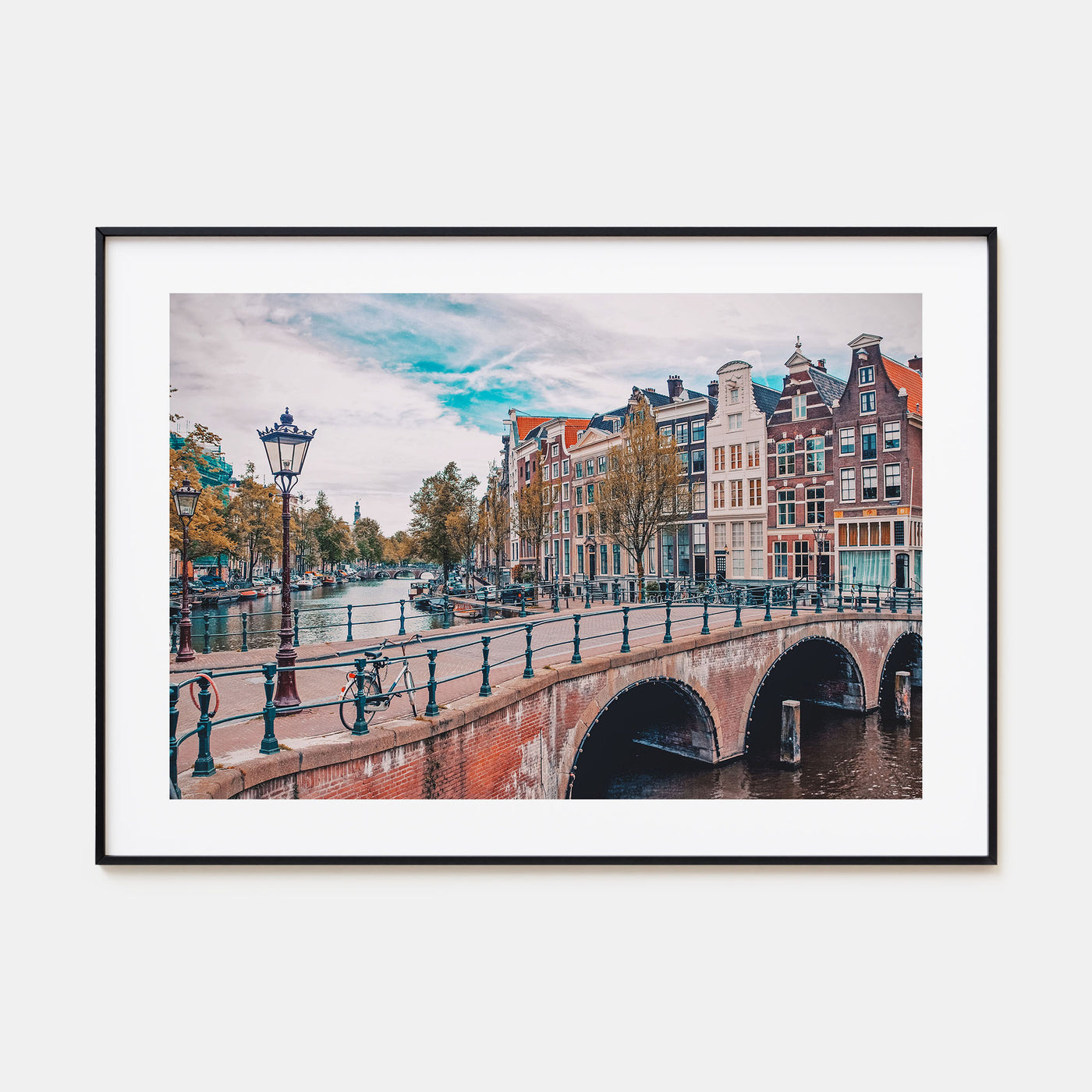 Amsterdam Landscape Color Poster