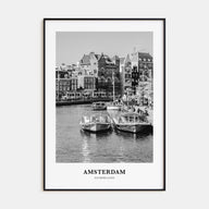 Amsterdam Portrait B&W No 1 Poster