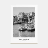 Amsterdam Portrait B&W No 1 Poster