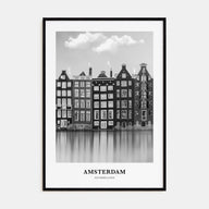 Amsterdam Portrait B&W No 2 Poster