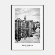Amsterdam Portrait B&W No 3 Poster