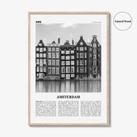 Amsterdam Print Black and White No 1, Amsterdam Wall Art, Amsterdam Poster, Amsterdam Photo, Netherlands, Nederland, Holland, Europe