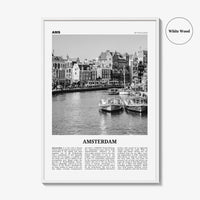 Amsterdam Print Black and White No 2, Amsterdam Wall Art, Amsterdam Poster, Amsterdam Photo, Netherlands, Nederland, Holland, Europe