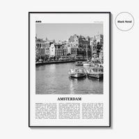 Amsterdam Print Black and White No 2, Amsterdam Wall Art, Amsterdam Poster, Amsterdam Photo, Netherlands, Nederland, Holland, Europe