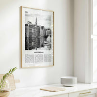 Amsterdam Print Black and White No 3, Amsterdam Wall Art, Amsterdam Poster, Amsterdam Photo, Netherlands, Nederland, Holland, Europe