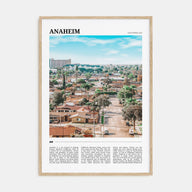Anaheim Travel Color Poster