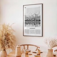 Anchorage Print Black and White, Anchorage Wall Art, Anchorage Poster, Anchorage Photo, Anchorage Wall Décor, Alaska, USA, United States