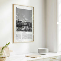 Ancona Print Black and White, Ancona Wall Art, Ancona Poster, Ancona Photo, Ancona Wall Décor, Ancona Map, Italy