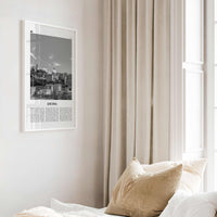 Ancona Print Black and White, Ancona Wall Art, Ancona Poster, Ancona Photo, Ancona Wall Décor, Ancona Map, Italy