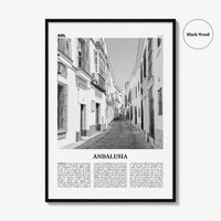 Andalusia Print Black and White No 1, Andalusia Wall Art, Andalusia Poster, Andalusia Photo, Andalusia Wall Decor, Spain, Sevilla, España