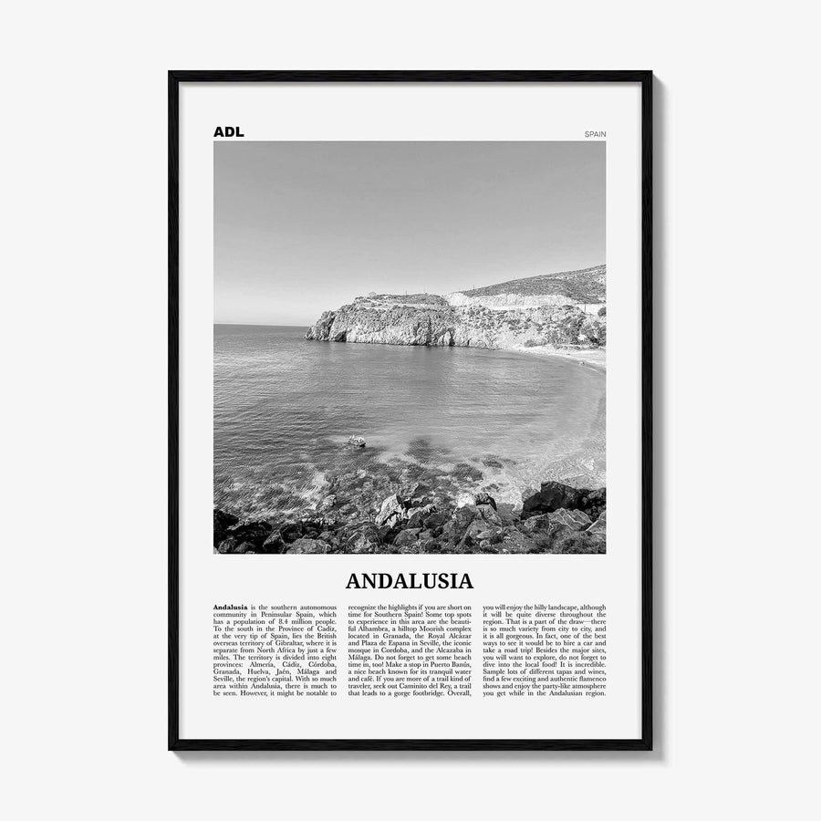 Andalusia Print Black and White No 2, Andalusia Wall Art, Andalusia Poster, Andalusia Photo, Andalusia Decor, Spain, Sevilla, España