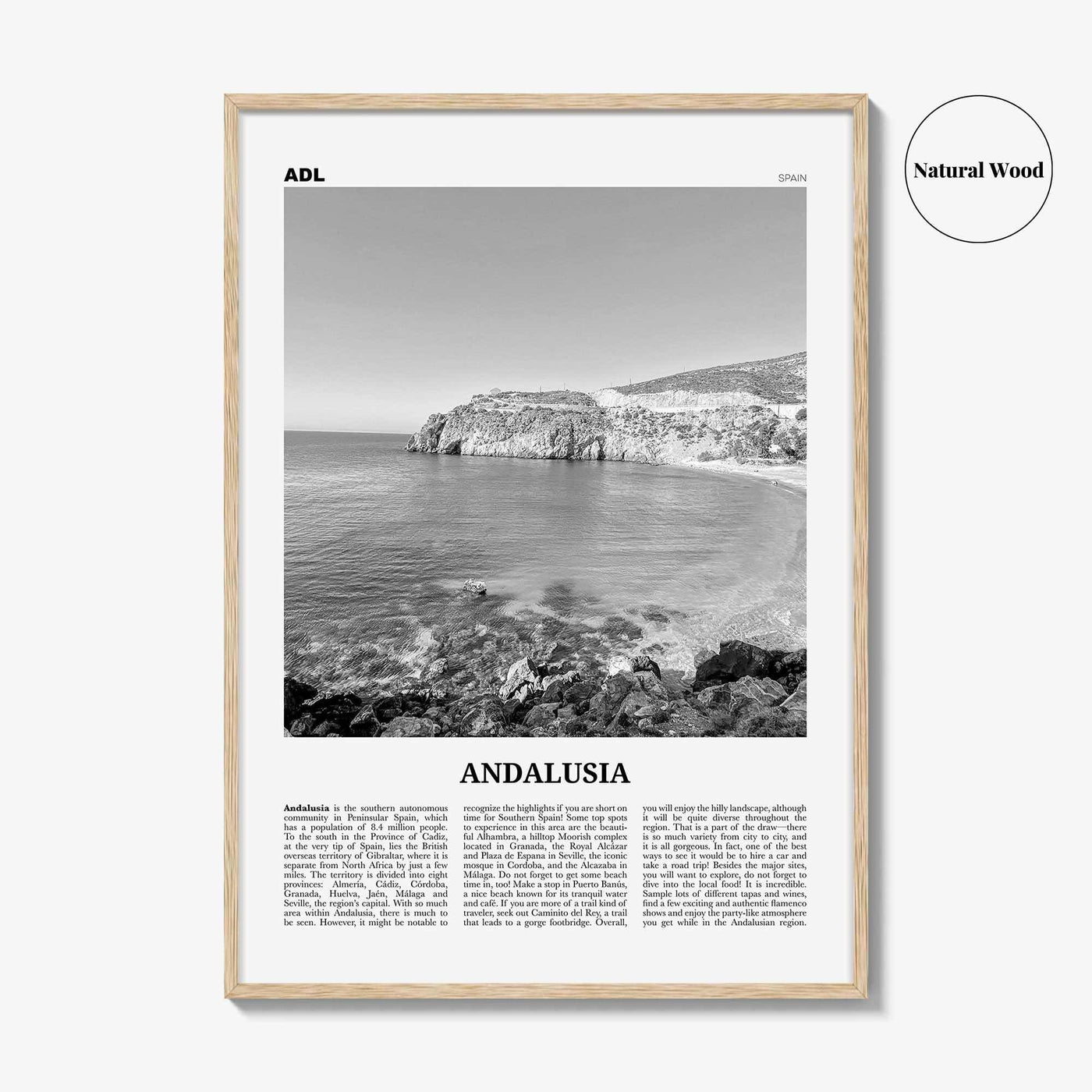 Andalusia Print Black and White No 2, Andalusia Wall Art, Andalusia Poster, Andalusia Photo, Andalusia Decor, Spain, Sevilla, España