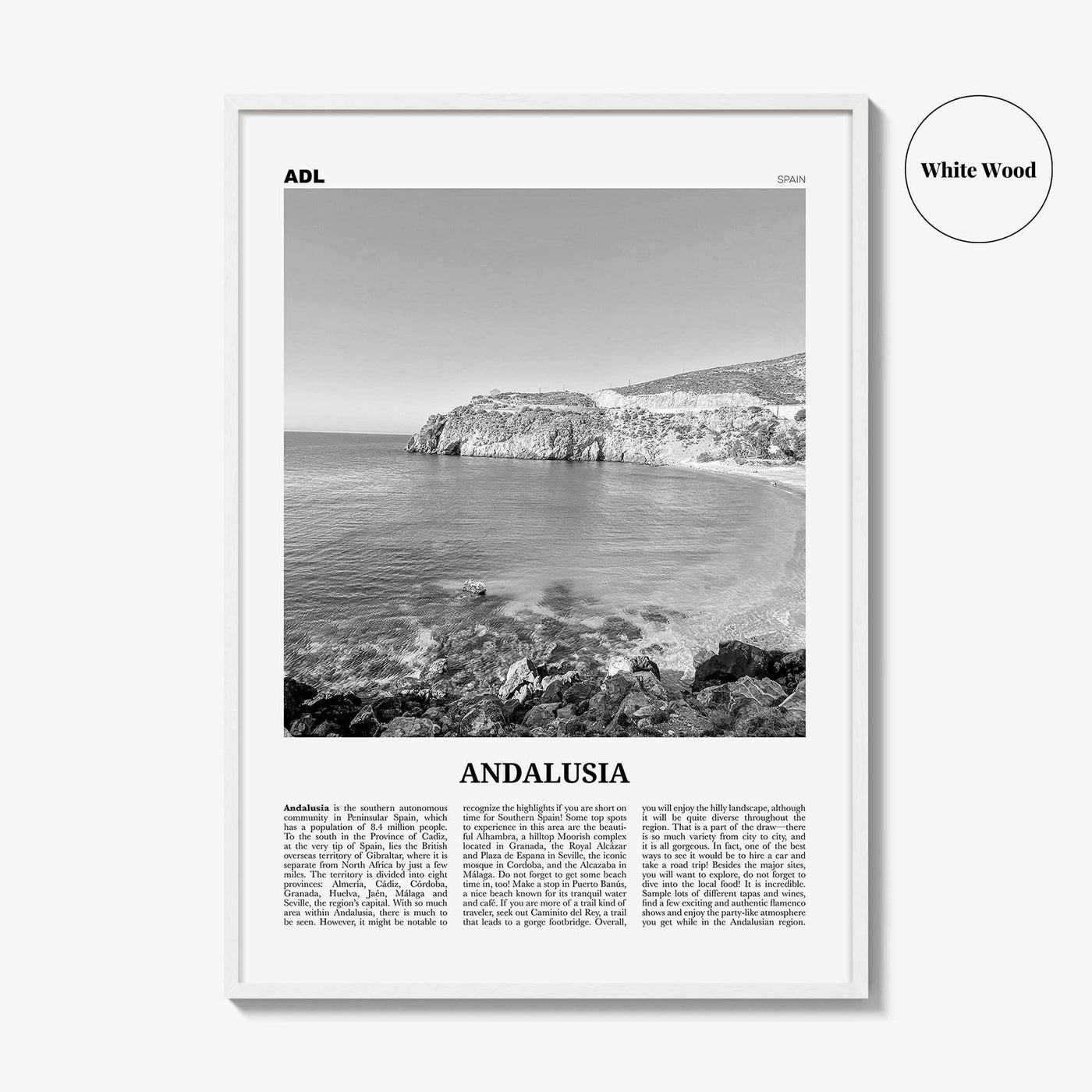 Andalusia Print Black and White No 2, Andalusia Wall Art, Andalusia Poster, Andalusia Photo, Andalusia Decor, Spain, Sevilla, España