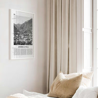 Andorra la Vella Print Black and White, Andorra la Vella Wall Art, Andorra la Vella Poster, Andorra la Vella Photo, la Vieja, Andorra