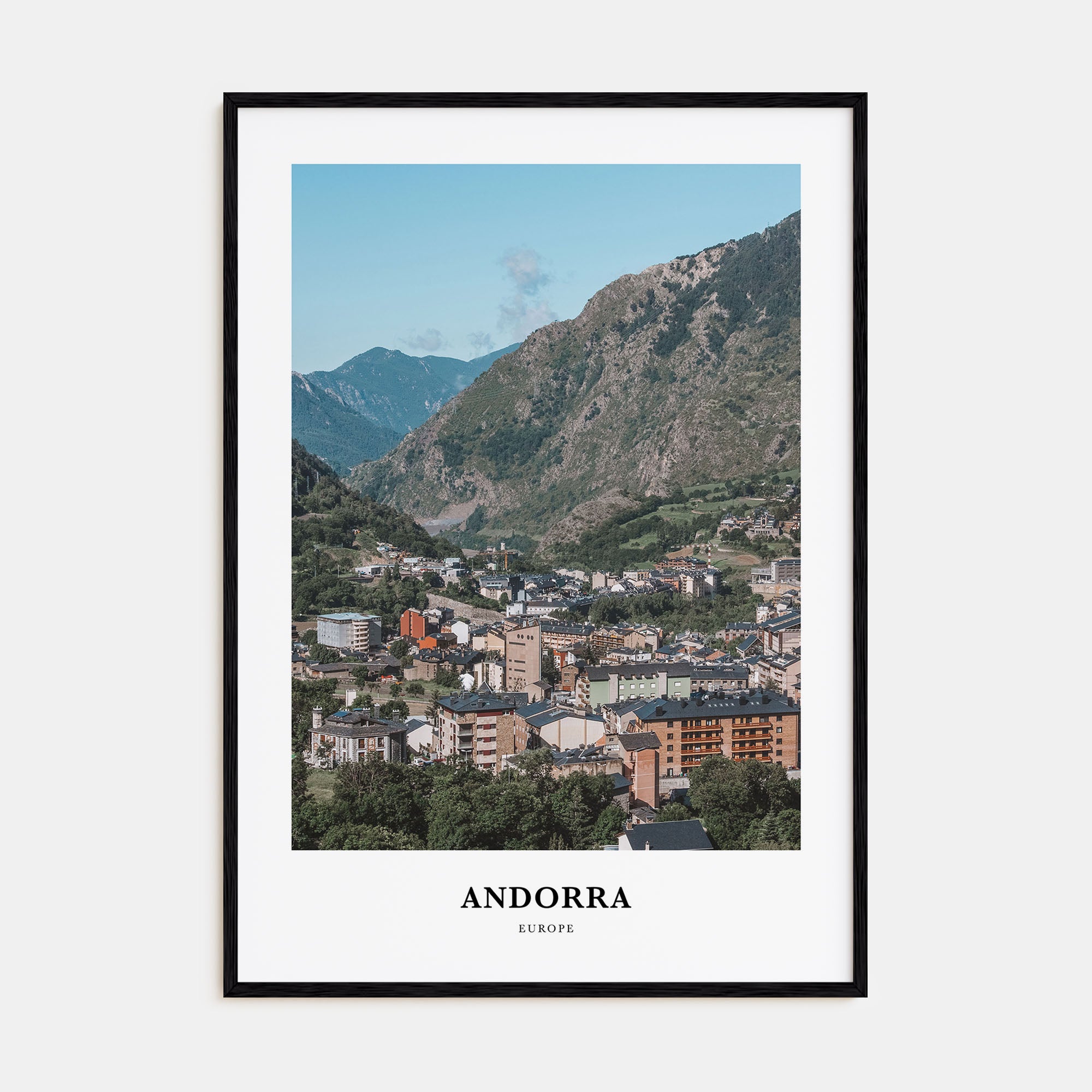 Andorra Portrait Color Poster