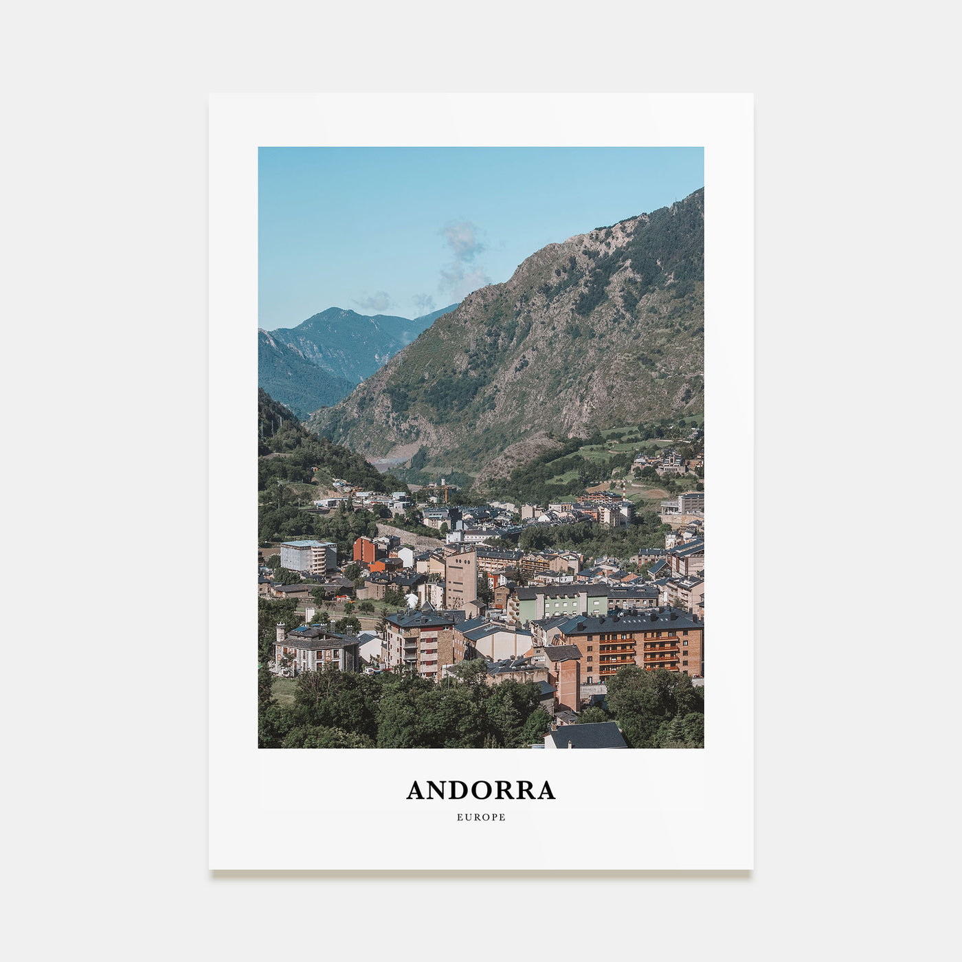 Andorra Portrait Color Poster