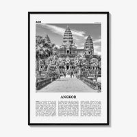 Angkor Print Black and White, Angkor Wall Art, Angkor Poster, Angkor Photo, Angkor Wall Décor, Cambodia, Yasodharapura, Khmer