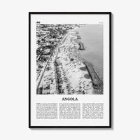 Angola Print Black and White, Angola Wall Art, Angola Poster, Angola Photo, Angola Wall Decor, Country Art Print, Luanda, Africa