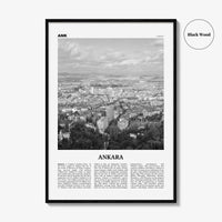 Ankara Print Black and White, Ankara Wall Art, Ankara Poster, Ankara Photo, Ankara Wall Decor, Turkey, Ancyra, Angora, Türkiye, Turkish