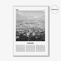 Ankara Print Black and White, Ankara Wall Art, Ankara Poster, Ankara Photo, Ankara Wall Decor, Turkey, Ancyra, Angora, Türkiye, Turkish