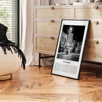 Ann Arbor Print Black and White No 1, Ann Arbor Wall Art, Ann Arbor Poster, Ann Arbor Photo, Michigan, USA, United States, North America