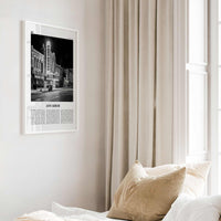 Ann Arbor Print Black and White No 1, Ann Arbor Wall Art, Ann Arbor Poster, Ann Arbor Photo, Michigan, USA, United States, North America