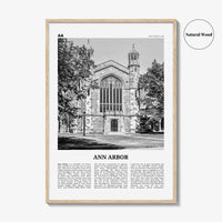 Ann Arbor Print Black and White No 2, Ann Arbor Wall Art, Ann Arbor Poster, Ann Arbor Photo, Michigan, USA, United States, North America