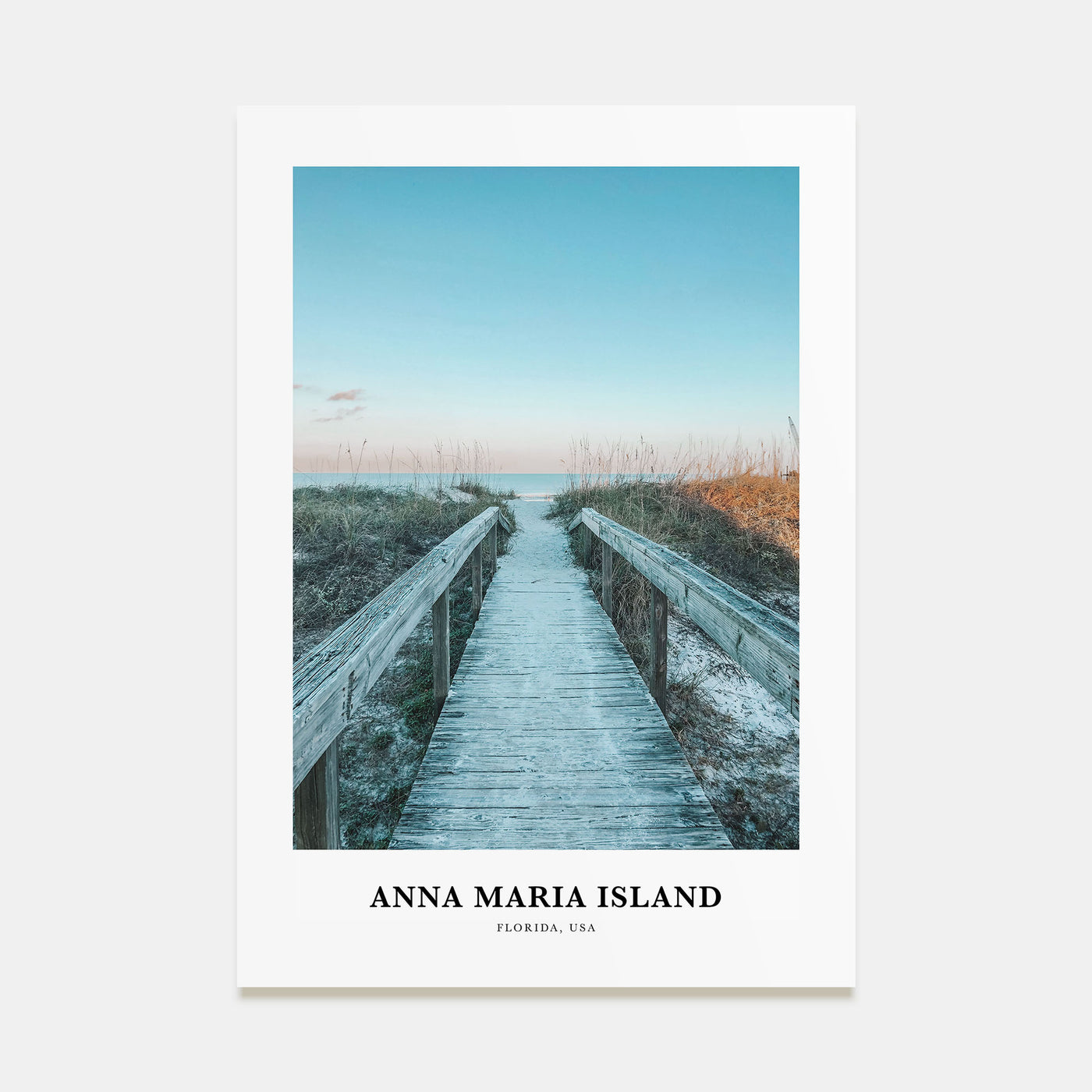 Anna Maria Island Portrait Color Poster