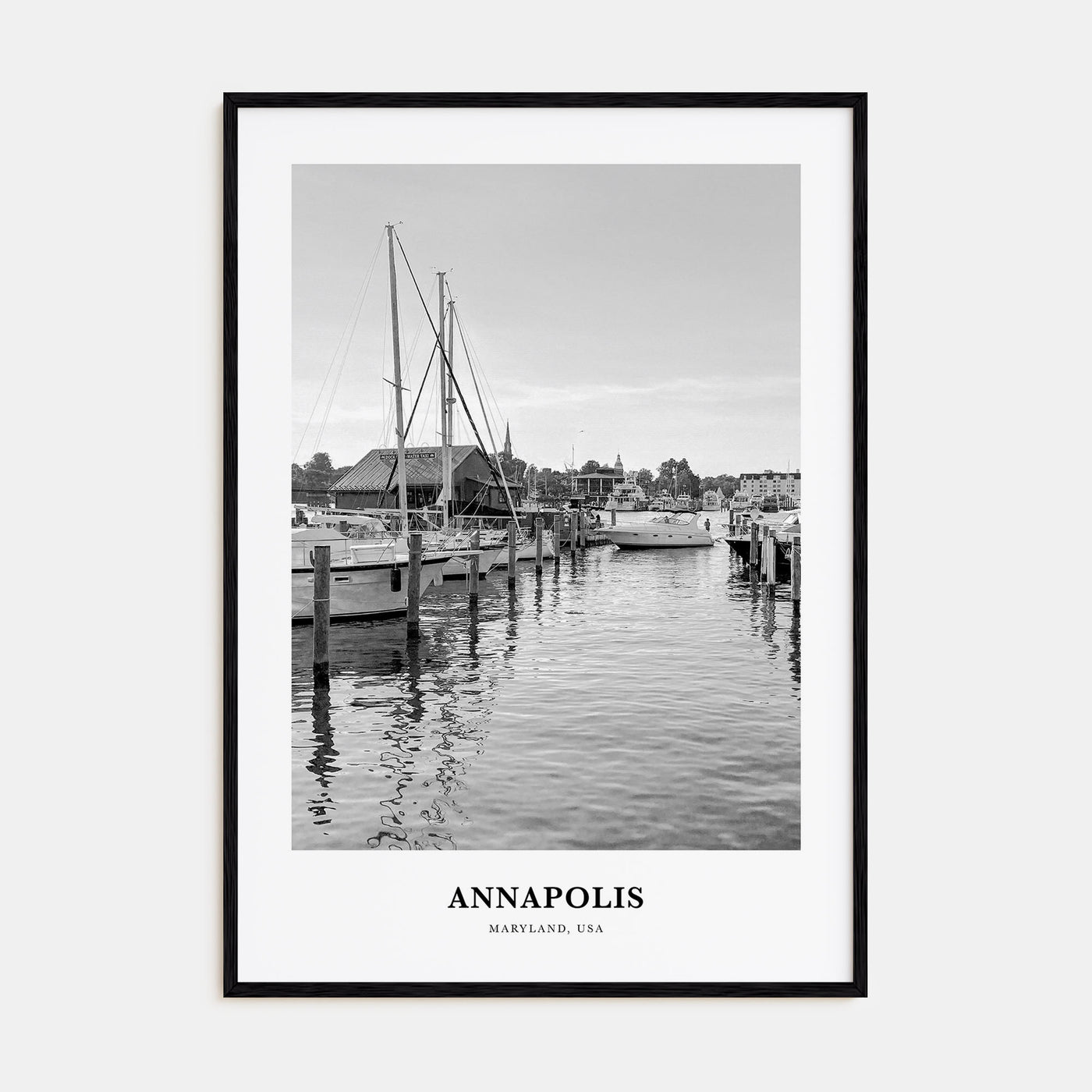 Annapolis Portrait B&W No 2 Poster
