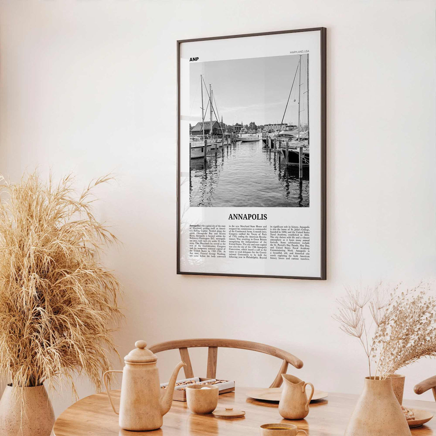 Annapolis Print Black and White No 1, Annapolis Wall Art, Annapolis Poster, Annapolis Photo, Annapolis Décor, Maryland, USA, United States