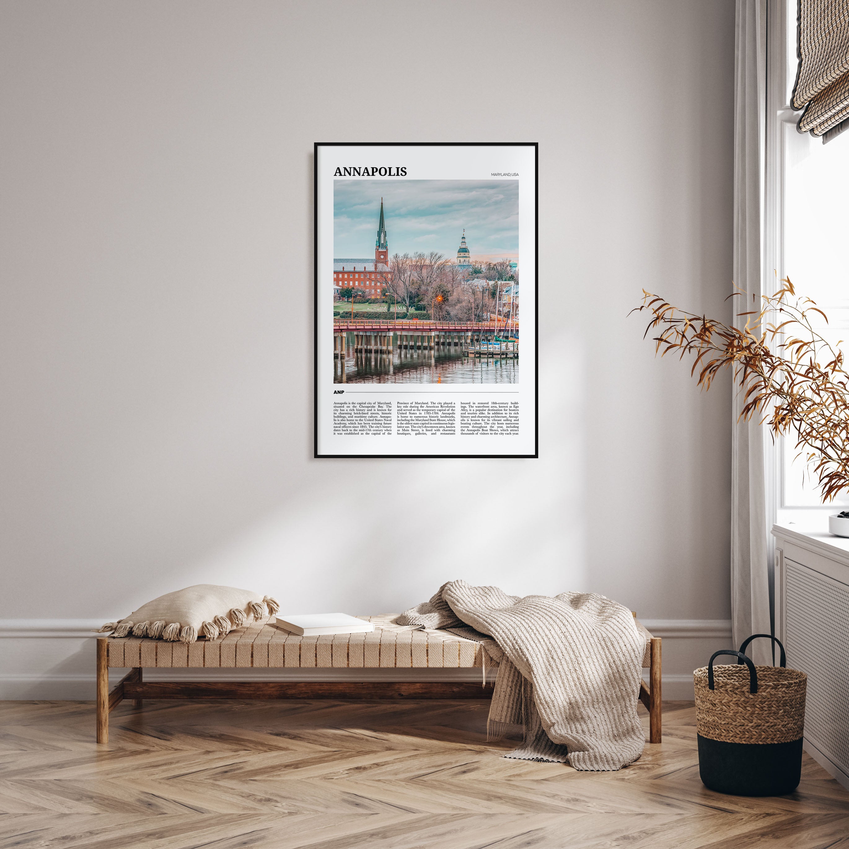 Annapolis Travel Color Poster