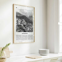 Annapurna Print Black and White, Annapurna Wall Art, Annapurna Poster, Annapurna Photo, Nepal