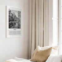 Annecy Print Black and White, Annecy Wall Art, Annecy Poster, Annecy Photo, Annecy Wall Décor, Annecy Map, France