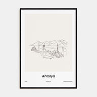 Antalya Drawn Poster