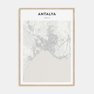 Antalya Map Portrait Poster