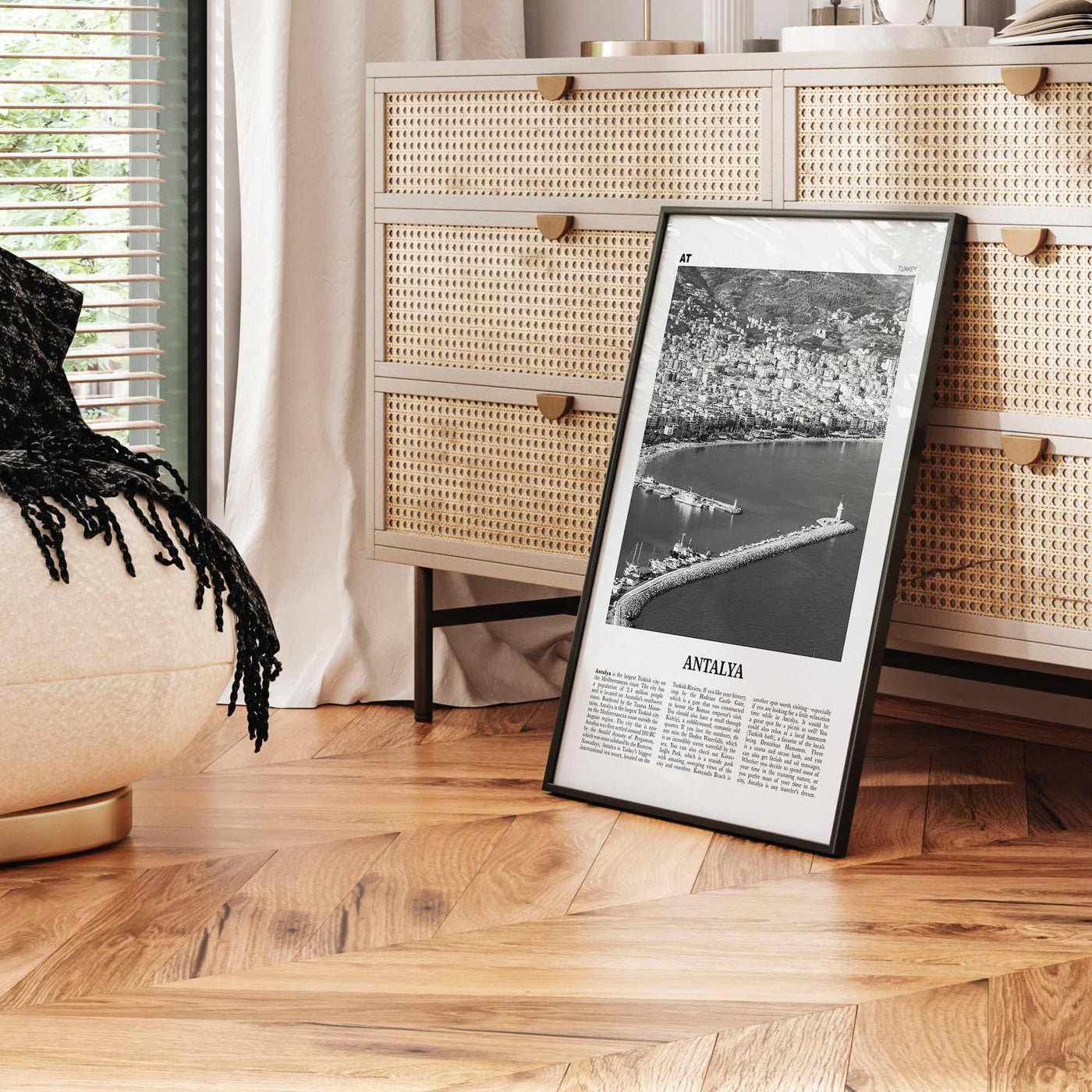 Antalya Print Black and White, Antalya Wall Art, Antalya Poster, Antalya Photo, Antalya Wall Décor, Turkey, Anatolia, Türkiye, Turkish