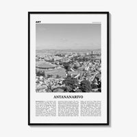 Antananarivo Print Black and White, Antananarivo Wall Art, Antananarivo Poster, Antananarivo Photo, Madagascar, Tana, Tananarive, Africa