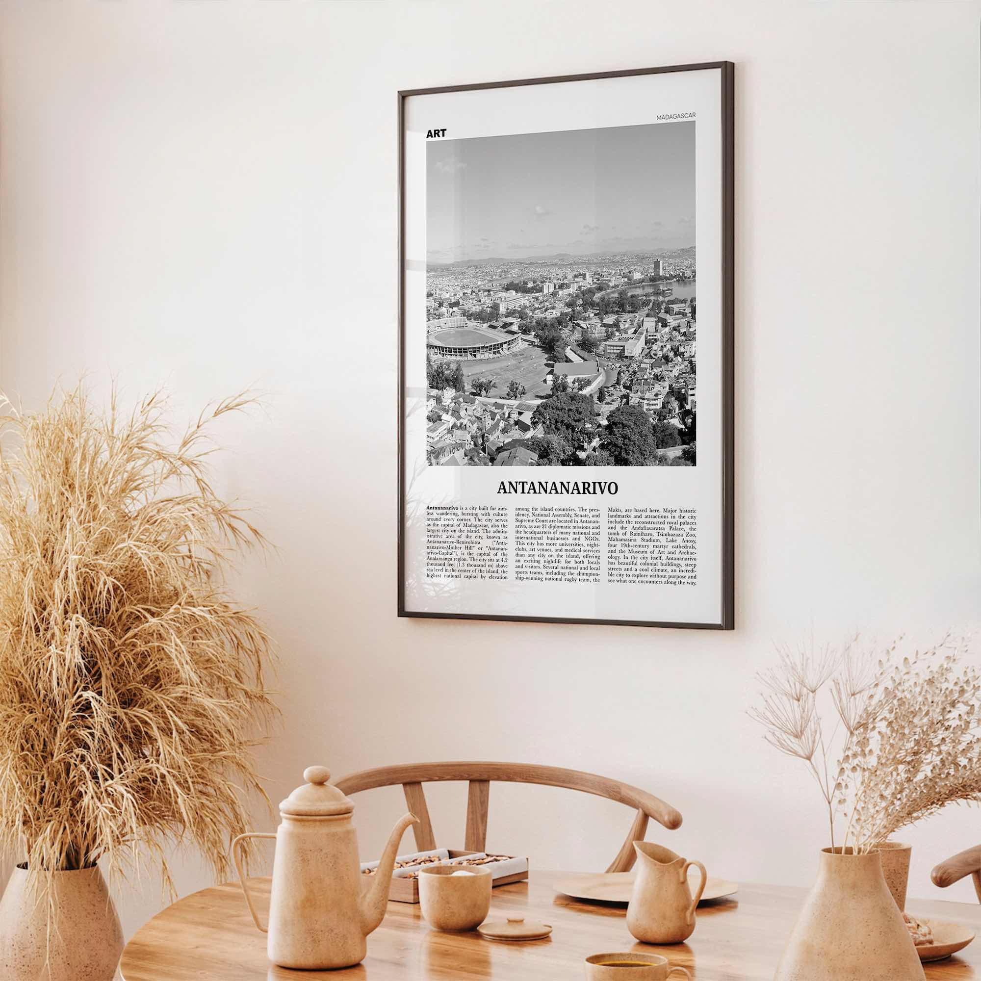 Antananarivo Print Black and White, Antananarivo Wall Art, Antananarivo Poster, Antananarivo Photo, Madagascar, Tana, Tananarive, Africa