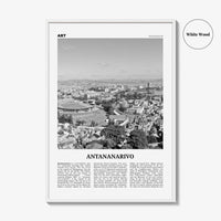 Antananarivo Print Black and White, Antananarivo Wall Art, Antananarivo Poster, Antananarivo Photo, Madagascar, Tana, Tananarive, Africa