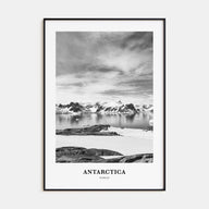 Antarctica Portrait B&W Poster