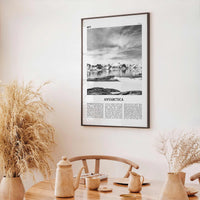 Antarctica Print Black and White, Antarctica Wall Art, Antarctica Poster, Antarctica Photo, Antarctica Wall Décor, Antarctica Map