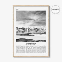 Antarctica Print Black and White, Antarctica Wall Art, Antarctica Poster, Antarctica Photo, Antarctica Wall Décor, Antarctica Map