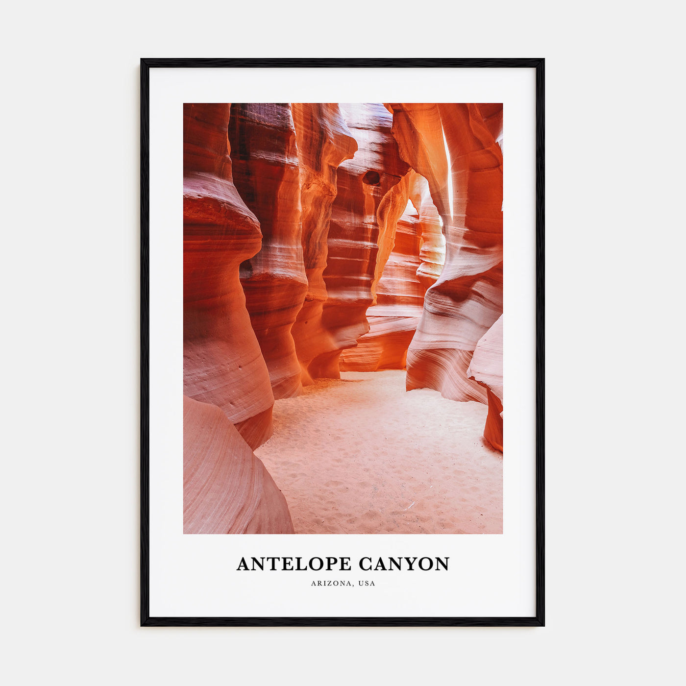 Antelope Canyon Portrait Color Poster